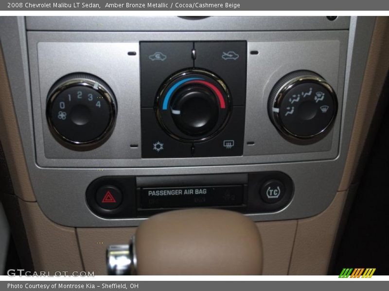 Amber Bronze Metallic / Cocoa/Cashmere Beige 2008 Chevrolet Malibu LT Sedan
