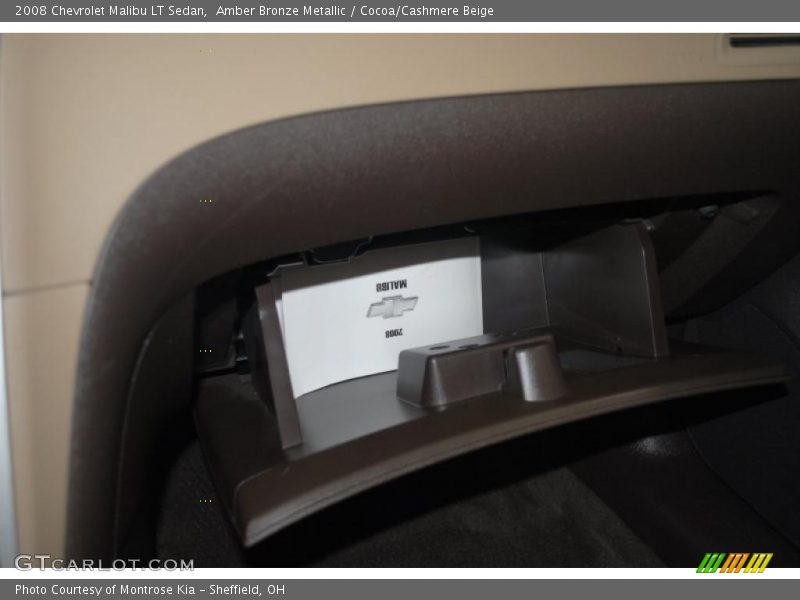 Amber Bronze Metallic / Cocoa/Cashmere Beige 2008 Chevrolet Malibu LT Sedan