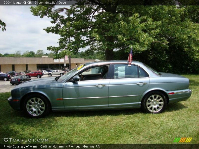 Zircon Metallic / Dove 2004 Jaguar XJ XJ8