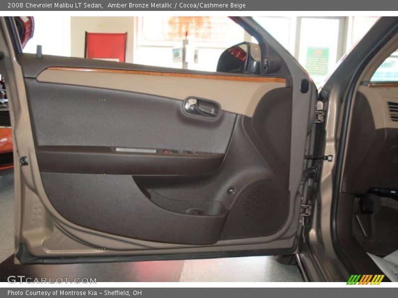 Amber Bronze Metallic / Cocoa/Cashmere Beige 2008 Chevrolet Malibu LT Sedan