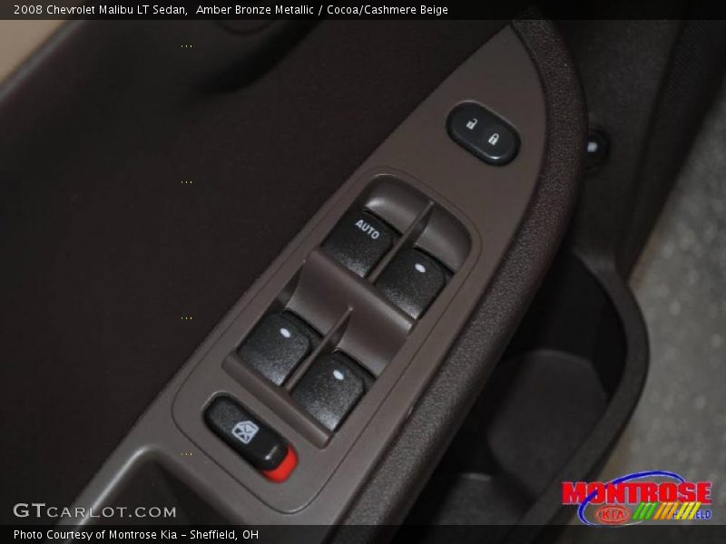 Amber Bronze Metallic / Cocoa/Cashmere Beige 2008 Chevrolet Malibu LT Sedan