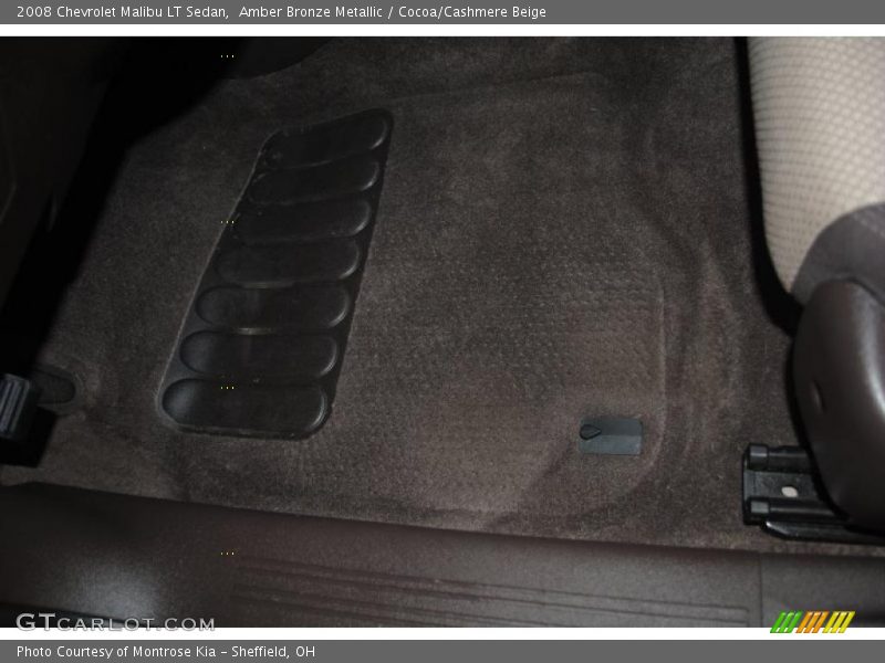 Amber Bronze Metallic / Cocoa/Cashmere Beige 2008 Chevrolet Malibu LT Sedan