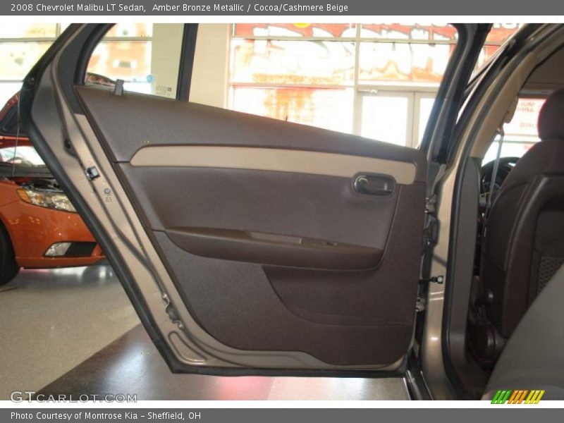 Amber Bronze Metallic / Cocoa/Cashmere Beige 2008 Chevrolet Malibu LT Sedan