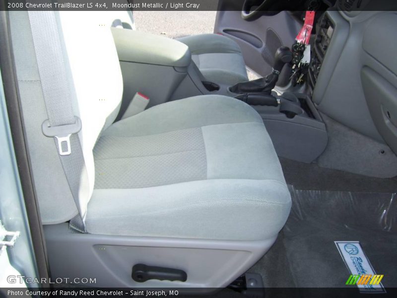 Moondust Metallic / Light Gray 2008 Chevrolet TrailBlazer LS 4x4