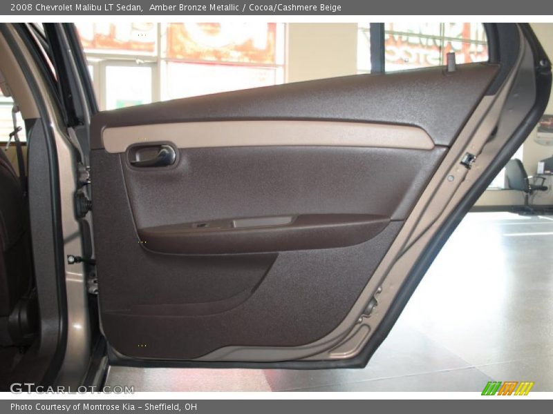 Amber Bronze Metallic / Cocoa/Cashmere Beige 2008 Chevrolet Malibu LT Sedan