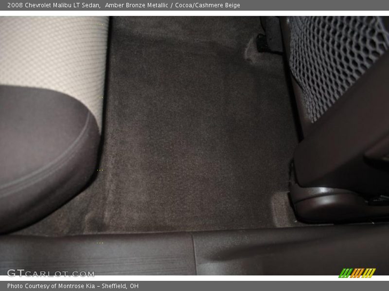 Amber Bronze Metallic / Cocoa/Cashmere Beige 2008 Chevrolet Malibu LT Sedan