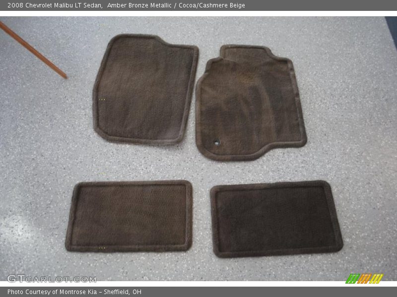Amber Bronze Metallic / Cocoa/Cashmere Beige 2008 Chevrolet Malibu LT Sedan
