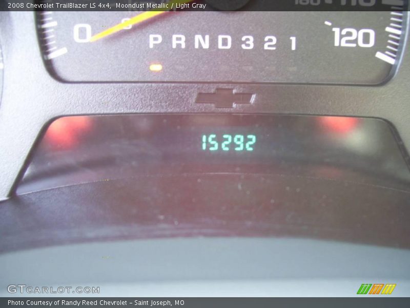 Moondust Metallic / Light Gray 2008 Chevrolet TrailBlazer LS 4x4