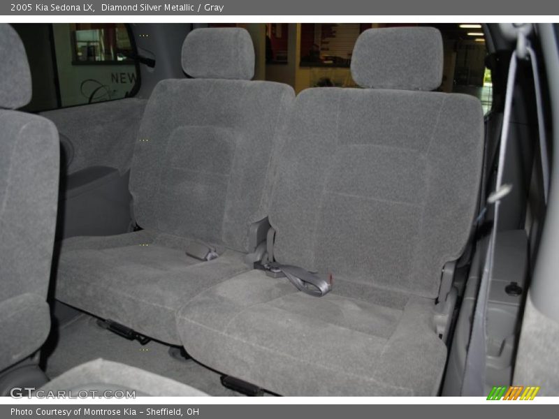 Diamond Silver Metallic / Gray 2005 Kia Sedona LX