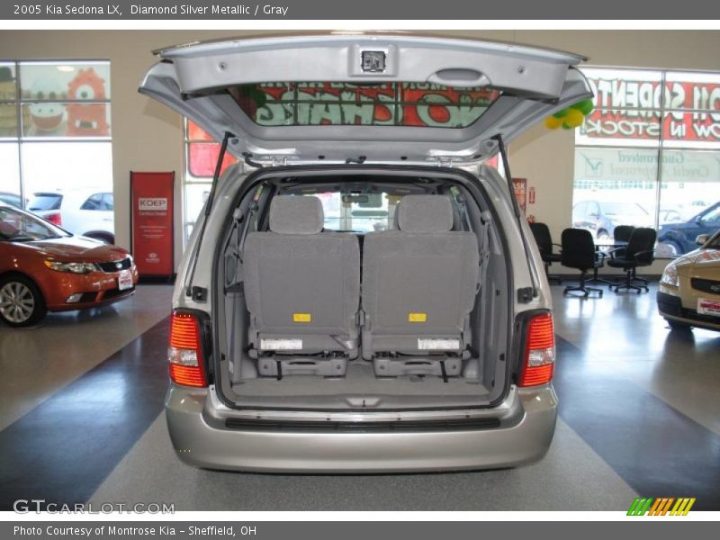 Diamond Silver Metallic / Gray 2005 Kia Sedona LX