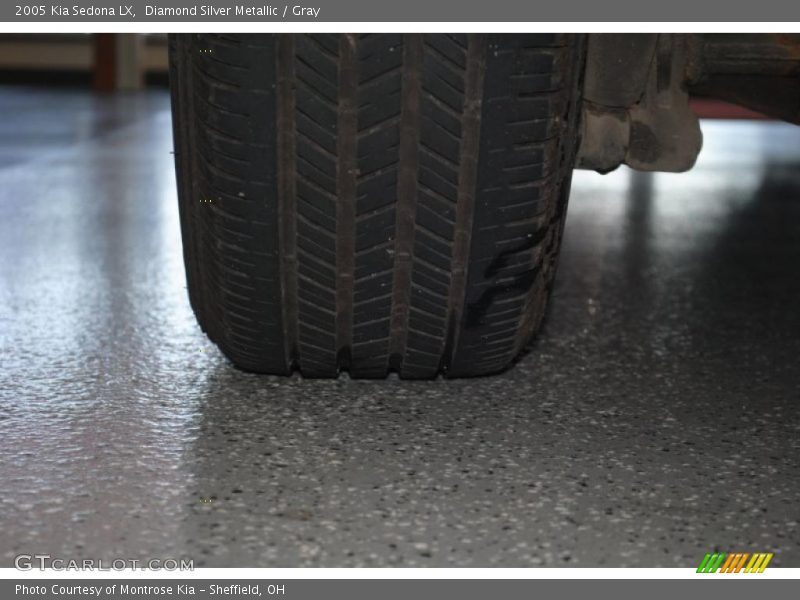 Diamond Silver Metallic / Gray 2005 Kia Sedona LX