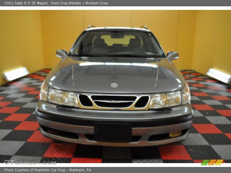 Steel Gray Metallic / Medium Gray 2001 Saab 9-5 SE Wagon