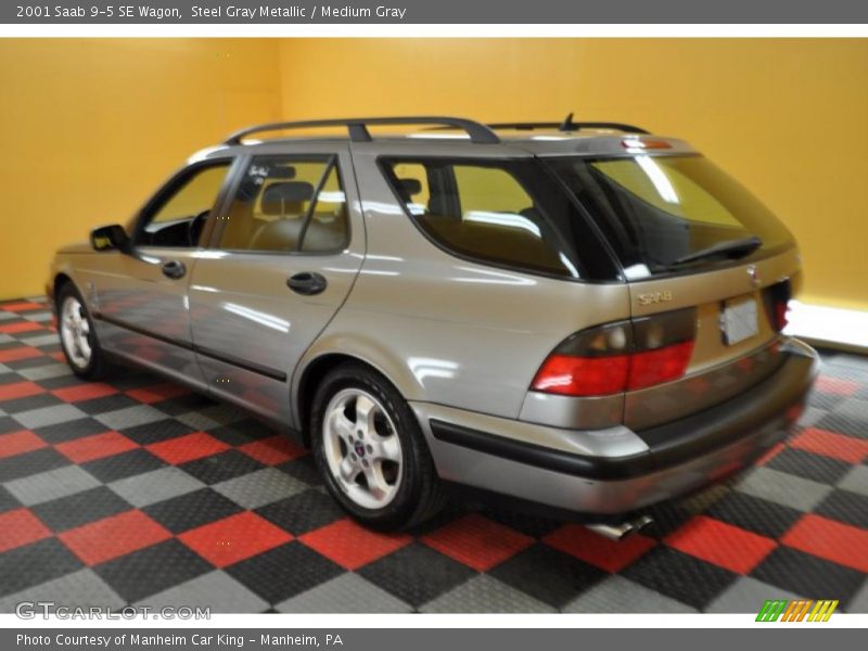 Steel Gray Metallic / Medium Gray 2001 Saab 9-5 SE Wagon