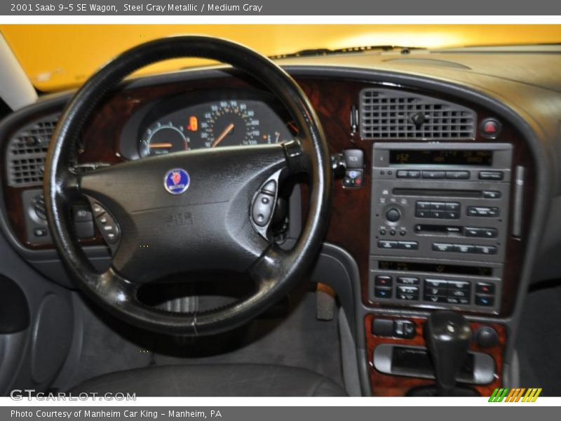 Steel Gray Metallic / Medium Gray 2001 Saab 9-5 SE Wagon