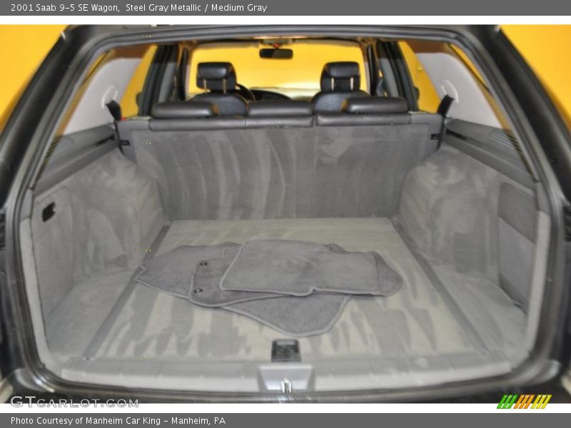 Steel Gray Metallic / Medium Gray 2001 Saab 9-5 SE Wagon