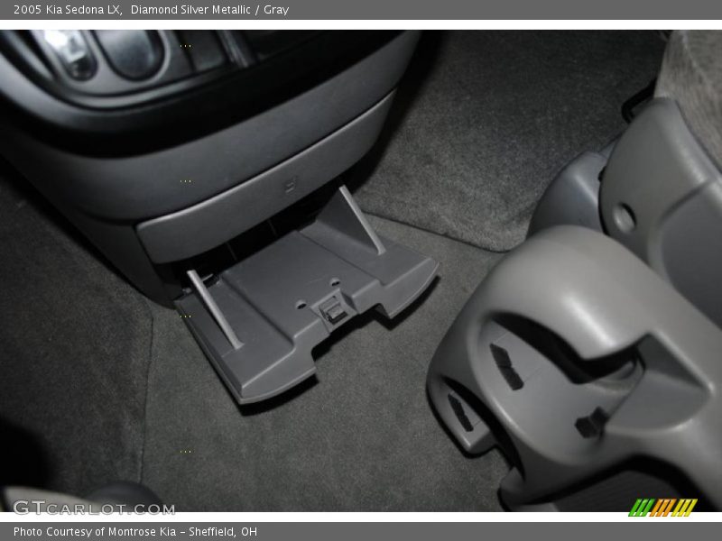 Diamond Silver Metallic / Gray 2005 Kia Sedona LX