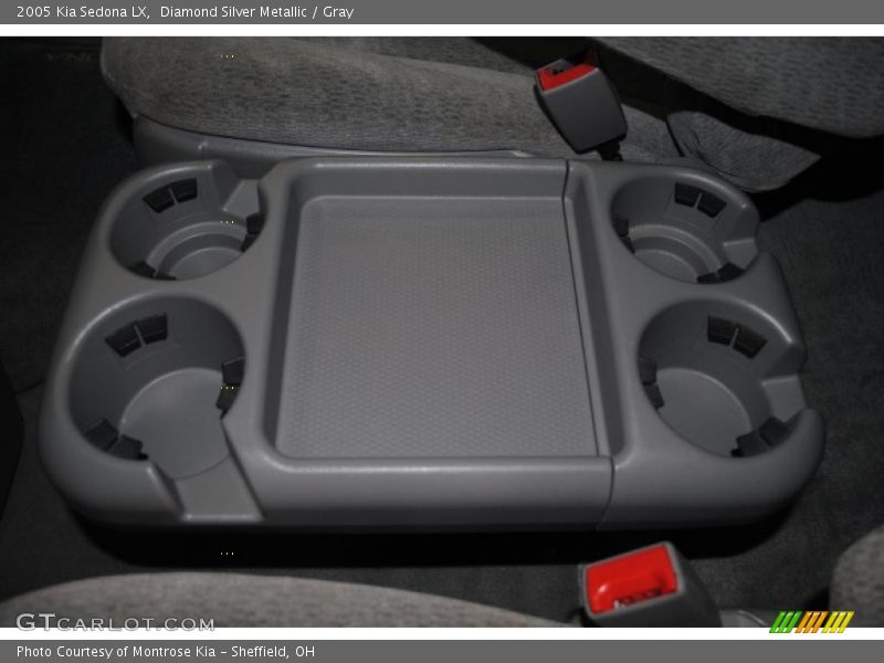 Diamond Silver Metallic / Gray 2005 Kia Sedona LX