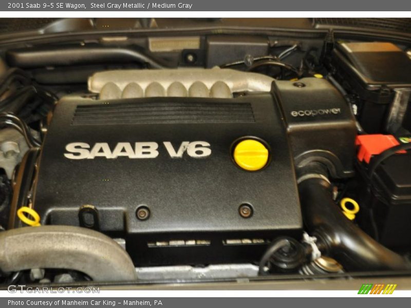 Steel Gray Metallic / Medium Gray 2001 Saab 9-5 SE Wagon