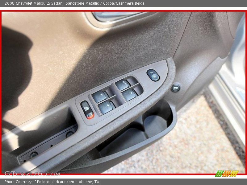 Sandstone Metallic / Cocoa/Cashmere Beige 2008 Chevrolet Malibu LS Sedan