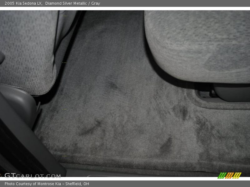 Diamond Silver Metallic / Gray 2005 Kia Sedona LX