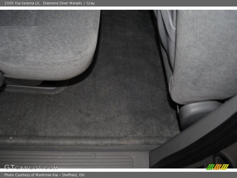 Diamond Silver Metallic / Gray 2005 Kia Sedona LX