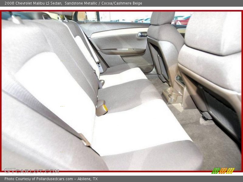 Sandstone Metallic / Cocoa/Cashmere Beige 2008 Chevrolet Malibu LS Sedan