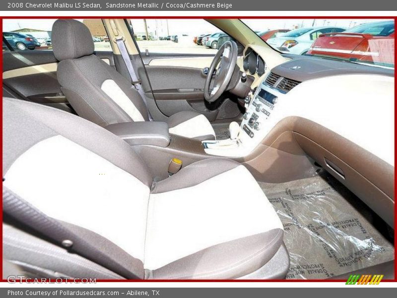 Sandstone Metallic / Cocoa/Cashmere Beige 2008 Chevrolet Malibu LS Sedan