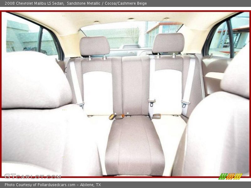 Sandstone Metallic / Cocoa/Cashmere Beige 2008 Chevrolet Malibu LS Sedan