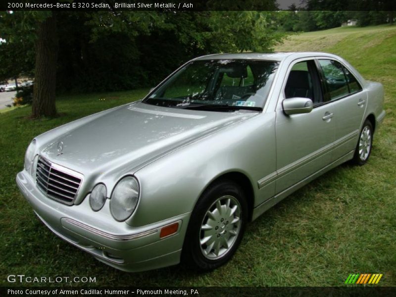 Brilliant Silver Metallic / Ash 2000 Mercedes-Benz E 320 Sedan