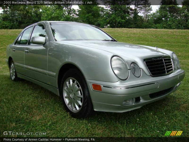 Brilliant Silver Metallic / Ash 2000 Mercedes-Benz E 320 Sedan