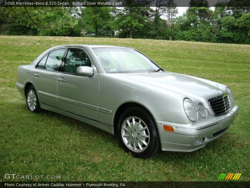 Brilliant Silver Metallic / Ash 2000 Mercedes-Benz E 320 Sedan