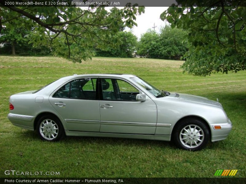 Brilliant Silver Metallic / Ash 2000 Mercedes-Benz E 320 Sedan