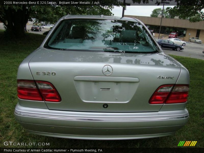 Brilliant Silver Metallic / Ash 2000 Mercedes-Benz E 320 Sedan