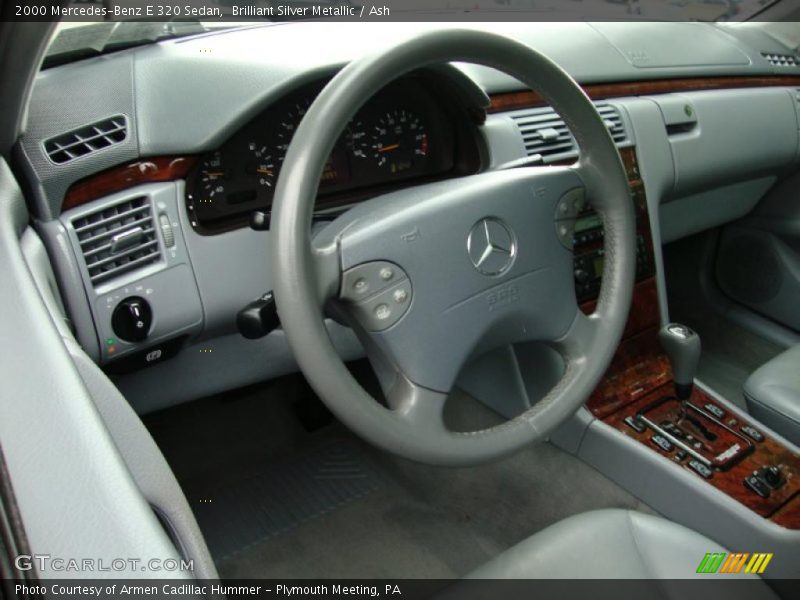 Brilliant Silver Metallic / Ash 2000 Mercedes-Benz E 320 Sedan