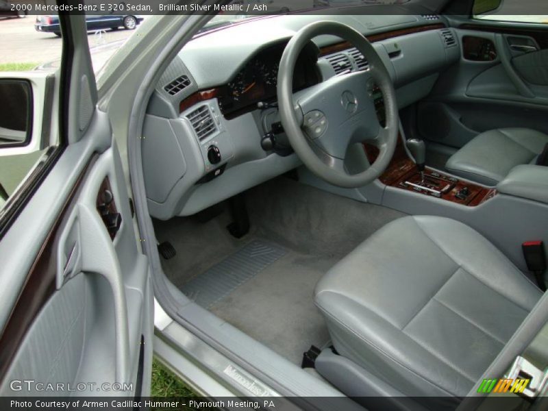 Brilliant Silver Metallic / Ash 2000 Mercedes-Benz E 320 Sedan