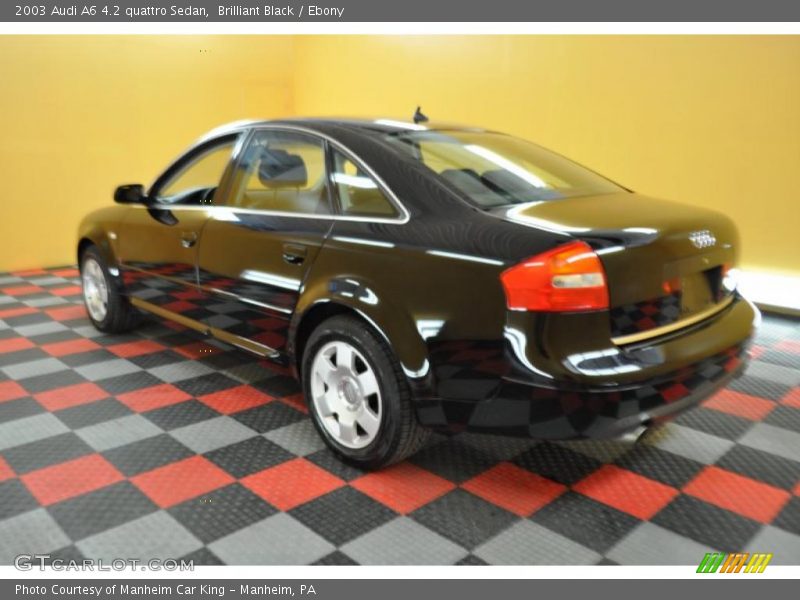 Brilliant Black / Ebony 2003 Audi A6 4.2 quattro Sedan