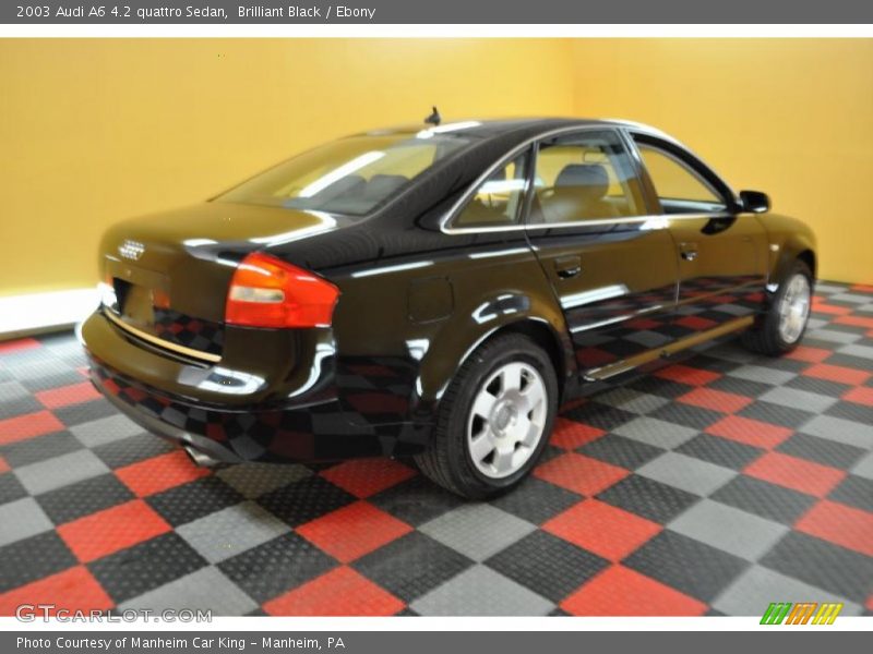 Brilliant Black / Ebony 2003 Audi A6 4.2 quattro Sedan