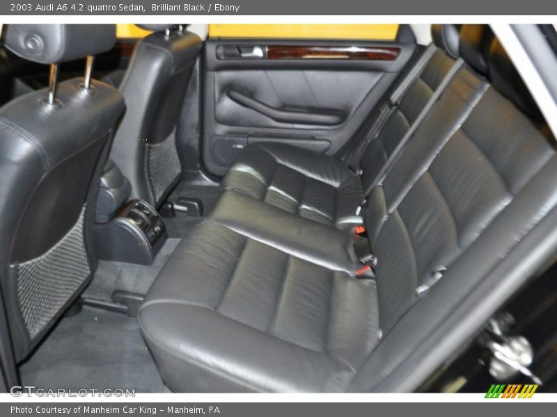 Brilliant Black / Ebony 2003 Audi A6 4.2 quattro Sedan