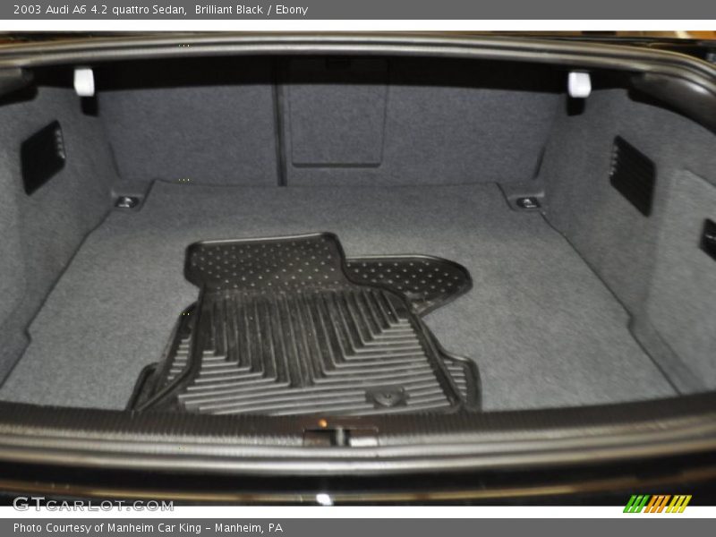 Brilliant Black / Ebony 2003 Audi A6 4.2 quattro Sedan