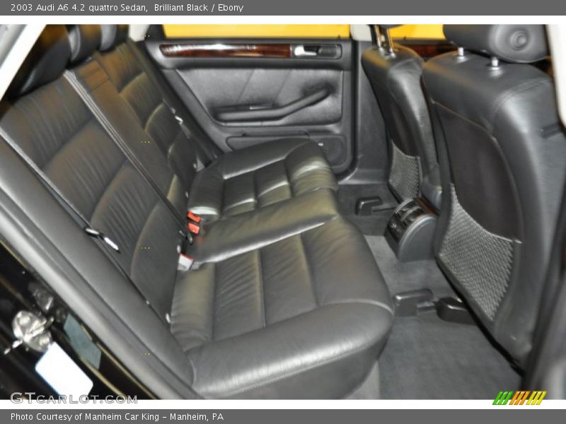 Brilliant Black / Ebony 2003 Audi A6 4.2 quattro Sedan