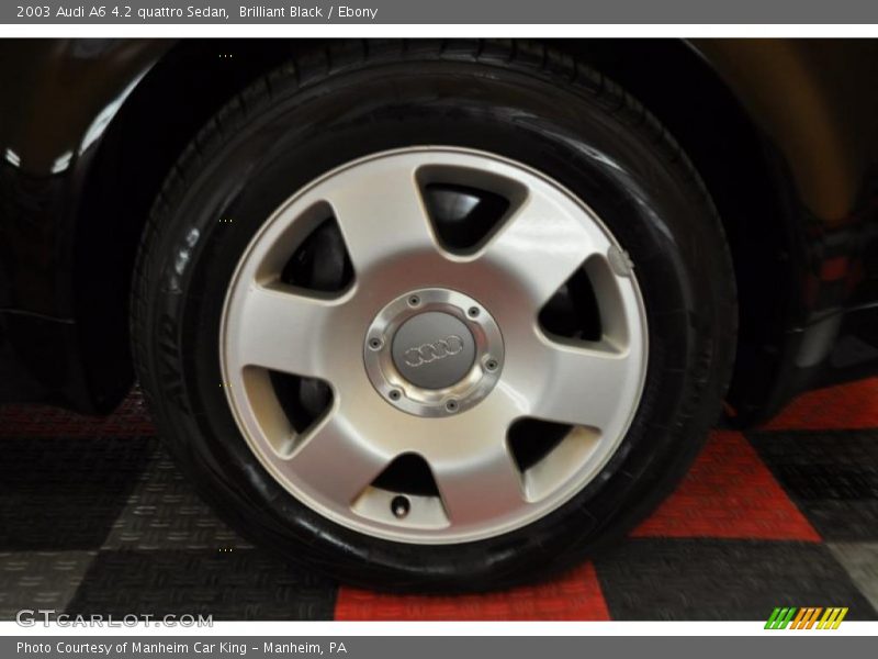 Brilliant Black / Ebony 2003 Audi A6 4.2 quattro Sedan