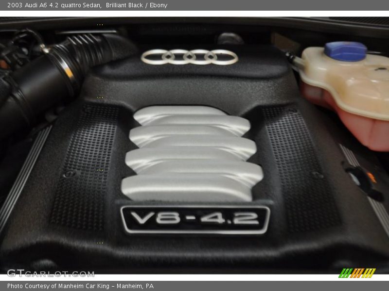Brilliant Black / Ebony 2003 Audi A6 4.2 quattro Sedan