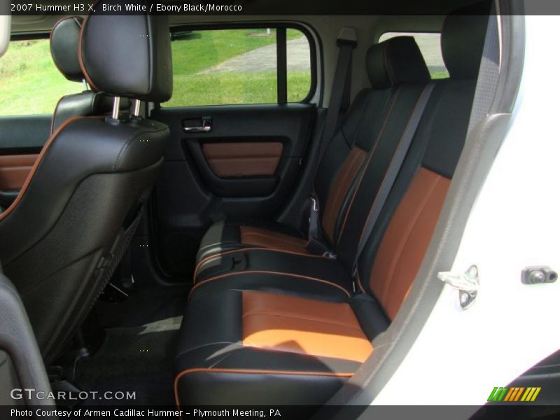 Birch White / Ebony Black/Morocco 2007 Hummer H3 X