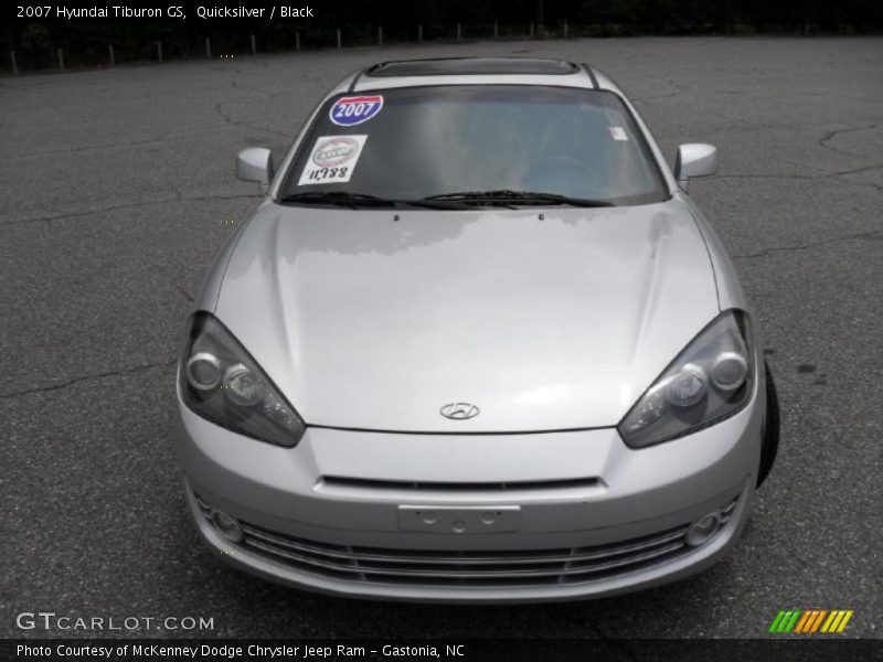 Quicksilver / Black 2007 Hyundai Tiburon GS
