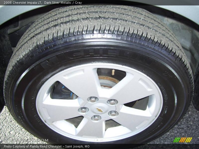 Dark Silver Metallic / Gray 2008 Chevrolet Impala LT