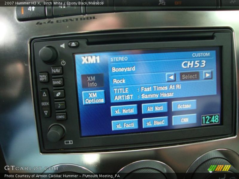 Birch White / Ebony Black/Morocco 2007 Hummer H3 X