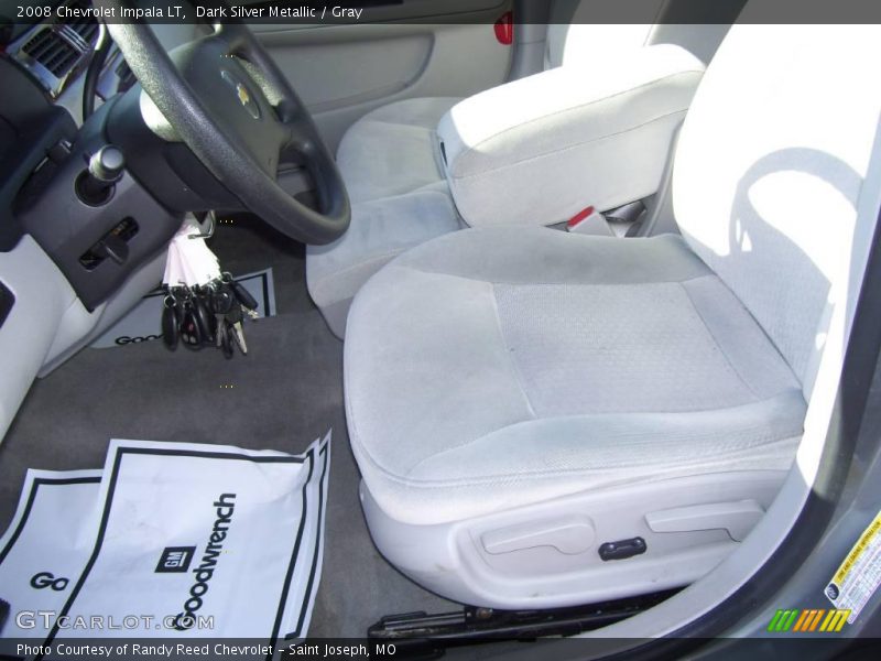 Dark Silver Metallic / Gray 2008 Chevrolet Impala LT
