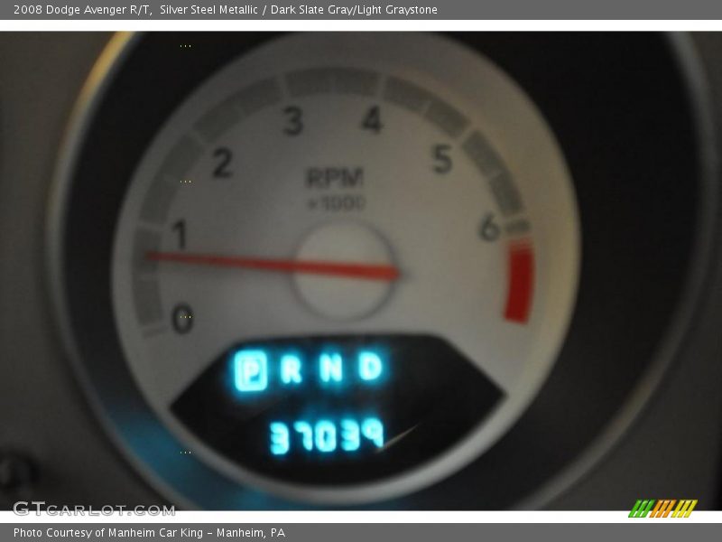 Silver Steel Metallic / Dark Slate Gray/Light Graystone 2008 Dodge Avenger R/T