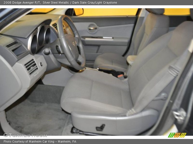 Silver Steel Metallic / Dark Slate Gray/Light Graystone 2008 Dodge Avenger R/T