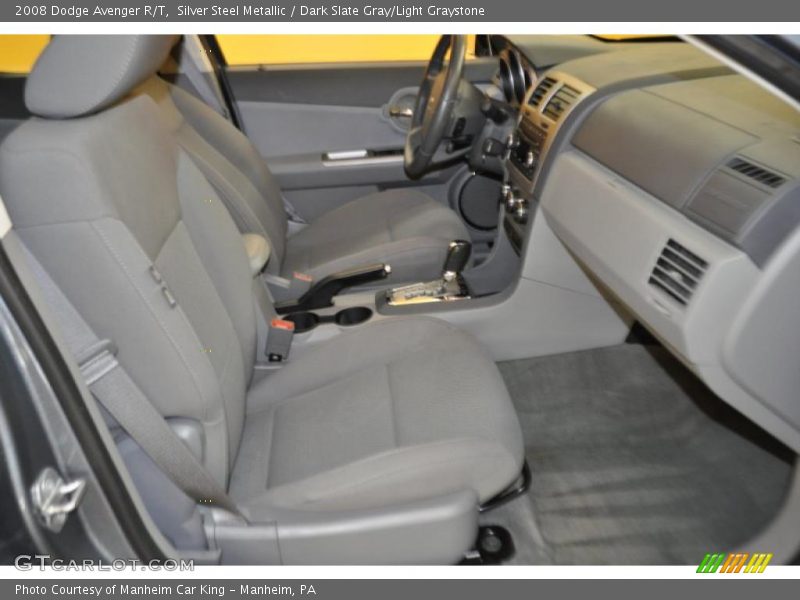 Silver Steel Metallic / Dark Slate Gray/Light Graystone 2008 Dodge Avenger R/T